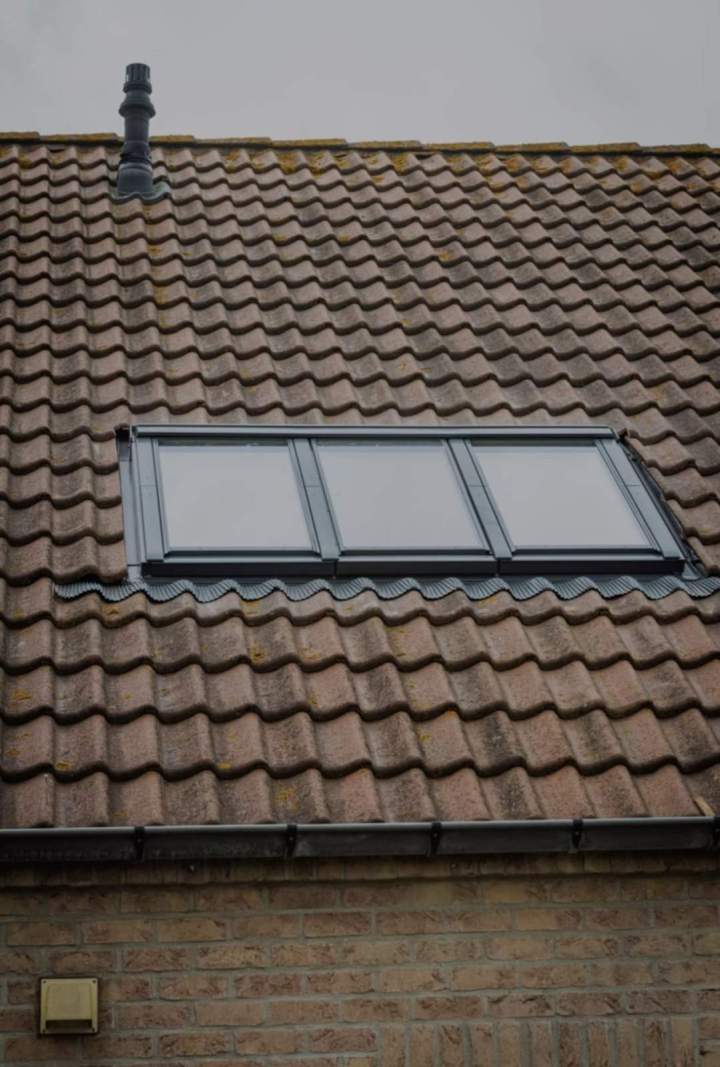 Toiture avec trois fenêtres de toit Albertville