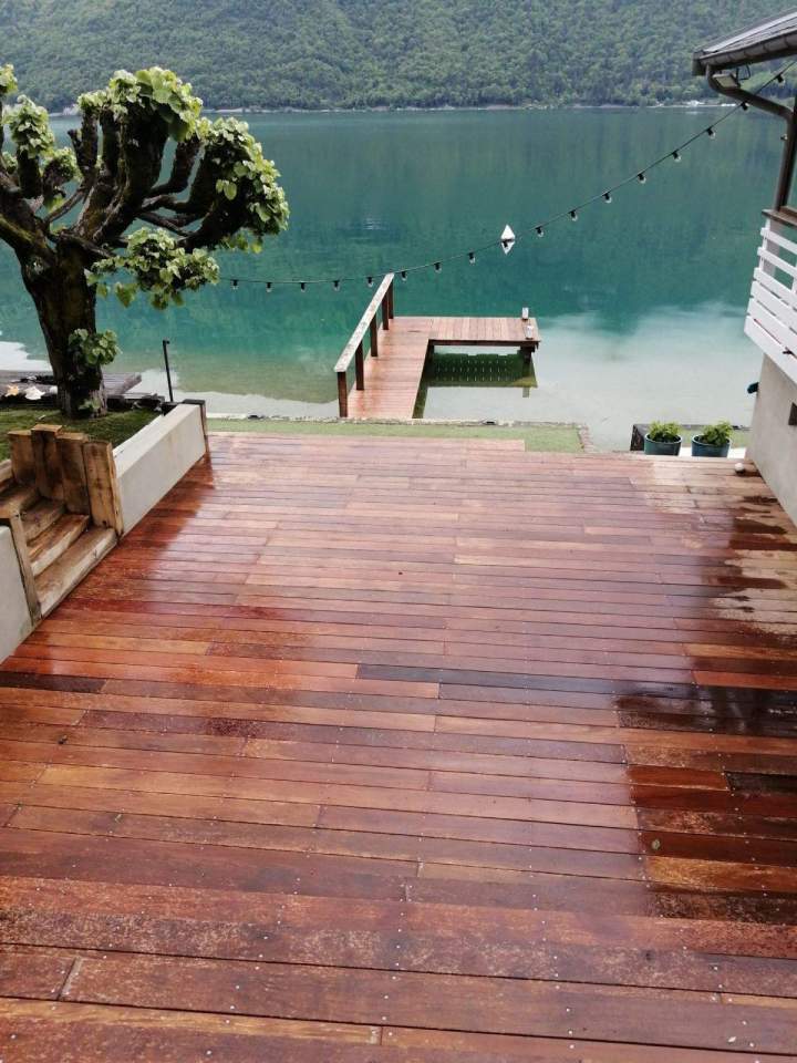 Terrasse bois et ponton Albertville